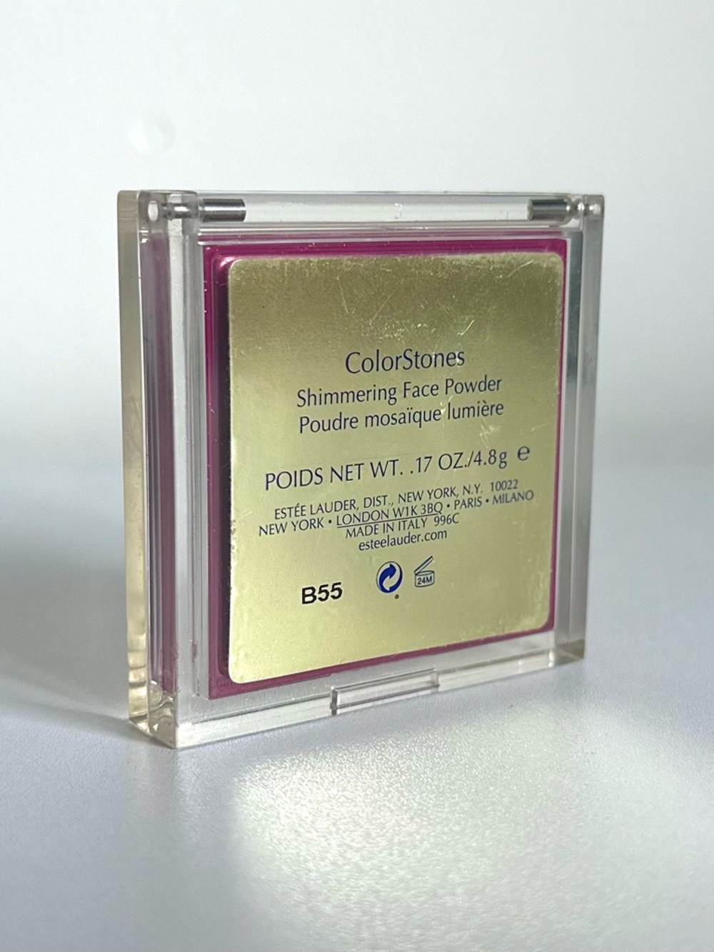 BNIB - EstΓ©e Lauder ColorStones Peach Pink Gold Shimmering Highlighter - Picture 6 of 13